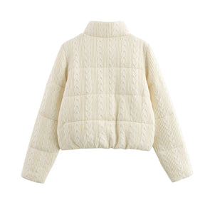 Fluffy Knit Jacke