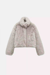 Fluffy Jacket Grey